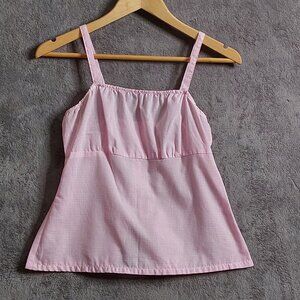 Vintage Bulldog Pink Baby Doll Top Girl's Size Small